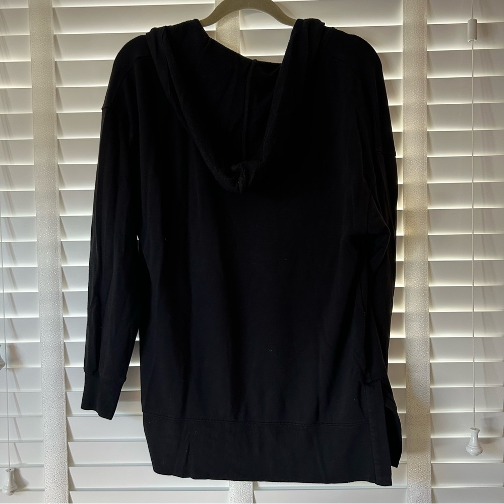 Lou & Grey Hoodie Signature Soft Black Loungewear Small - Picture 4 of 6